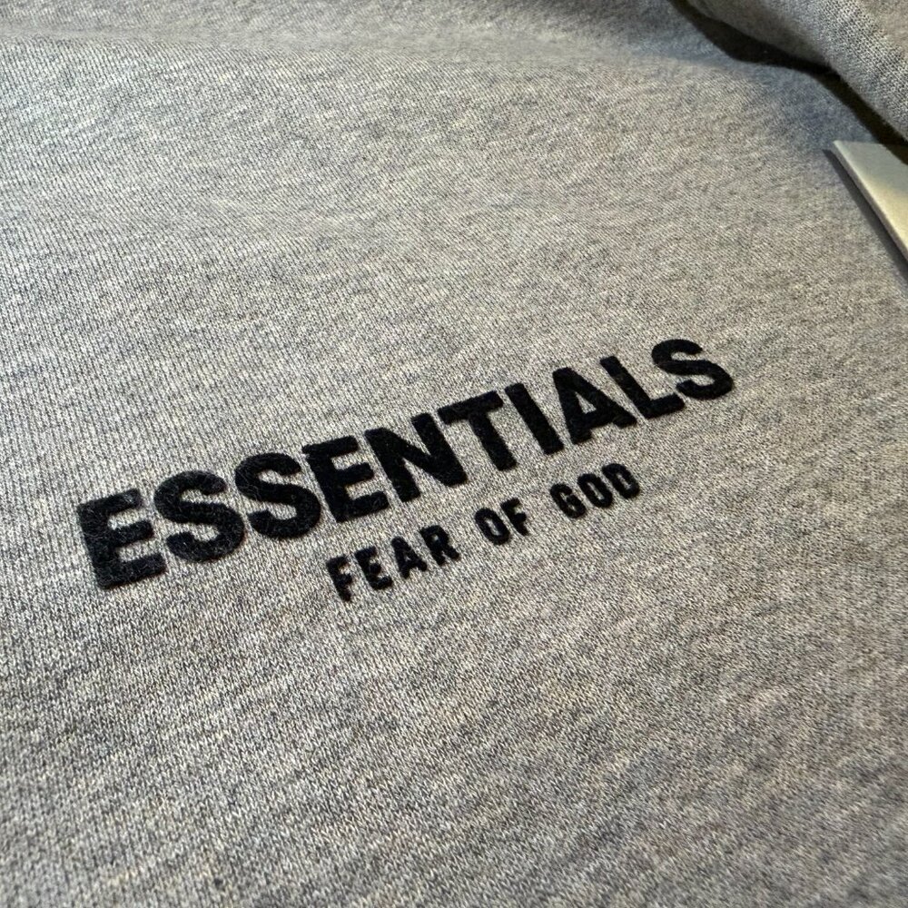 Fear of God Essentials Dark Oatmeal Hoodie BNWT 100% Authentic Unisex ✅ - Picture 3 of 6